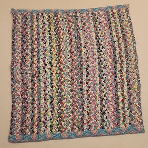 Handmade Colorful Braided Patchwork Rug